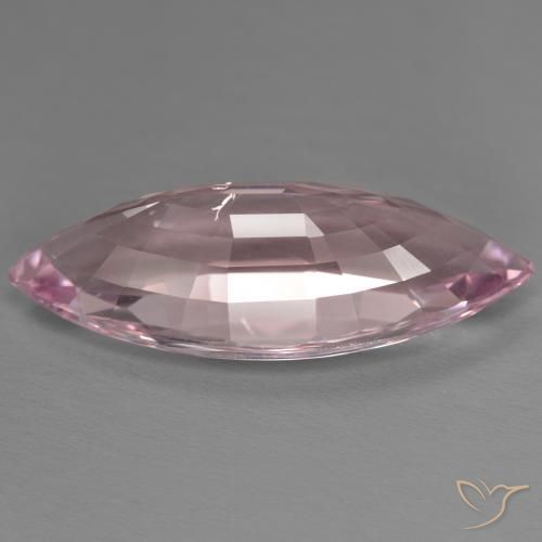 Morganite Rosa chiaro gomma da masticare naturale da 13.37 ct, Taglio marquise, VS
