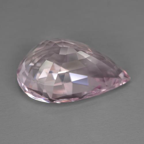 Morganite naturale rosa da 11,77 ct, taglio a pera, VVS
