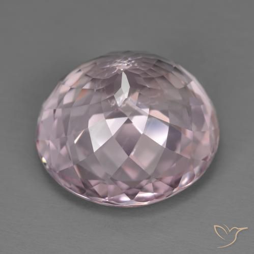 Morganite Rosa chiaro naturale da 19.30 ct, Rotondo, VVS-VS