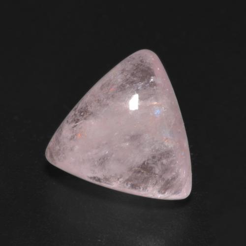 Morganite Rosa medio-chiaro naturale da 3.19 ct, Taglio trillion, Traslucido