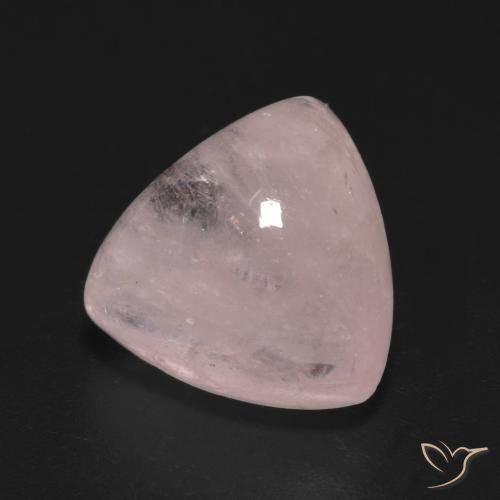 Morganite Rosa rosa naturale da 5.31 ct, Taglio trillion, Traslucido