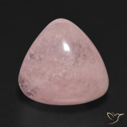 12.36ct Naturale Rosa medio-chiaro Morganite, Taglio trillion, Traslucido