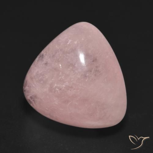 Morganite Rosa medio-chiaro naturale da 12.36 ct, Taglio trillion, Traslucido