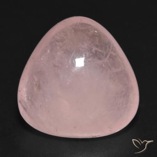 14.42ct Naturale Rosa corallo Morganite, Taglio trillion, Traslucido