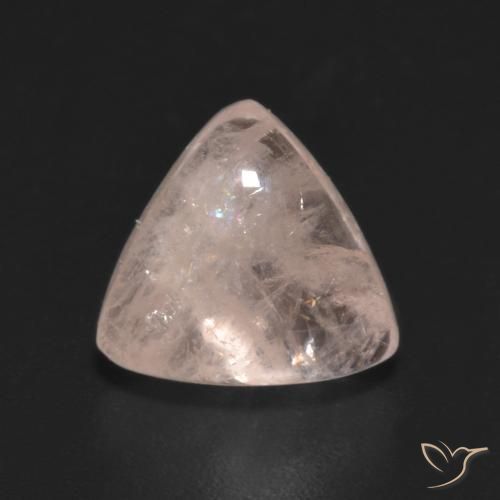 Morganite Rosa Molto Chiaro naturale da 2.44 ct, Taglio trillion, Traslucido