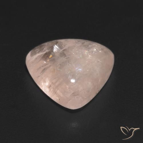 Morganite Rosa Molto Chiaro naturale da 2.44 ct, Taglio trillion, Traslucido