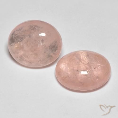 Gemme di Morganite Rosa chiaro naturale da 15.42 ct, Ovale, Trasparente