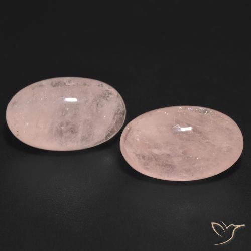 11.29ctw Naturale Rosa medio Morganite, Ovale, Traslucido