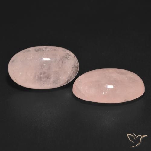 Gemme di Morganite Rosa medio naturale da 11.29 ct, Ovale, Traslucido