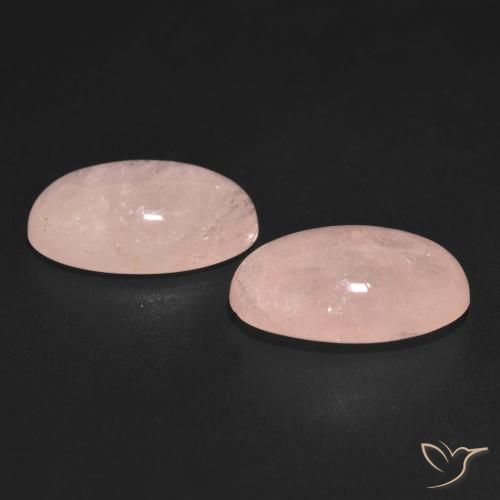 Gemme di Morganite Rosa medio naturale da 11.29 ct, Ovale, Traslucido