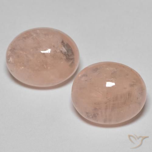 10.68ctw Naturale Rosa salmone Morganite, Ovale, Traslucido