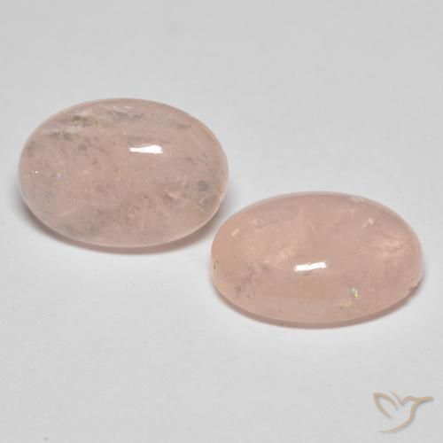 Gemme di Morganite Rosa medio naturale da 10.79 ct, Ovale, Traslucido