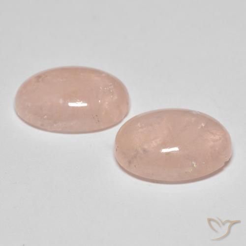 Gemme di Morganite Rosa medio naturale da 10.79 ct, Ovale, Traslucido
