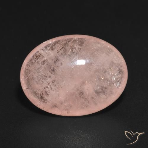 8.38ct Naturale Rosa rosa Morganite, Ovale, Traslucido