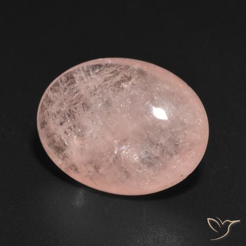 Morganite Rosa rosa naturale da 8.38 ct, Ovale, Traslucido