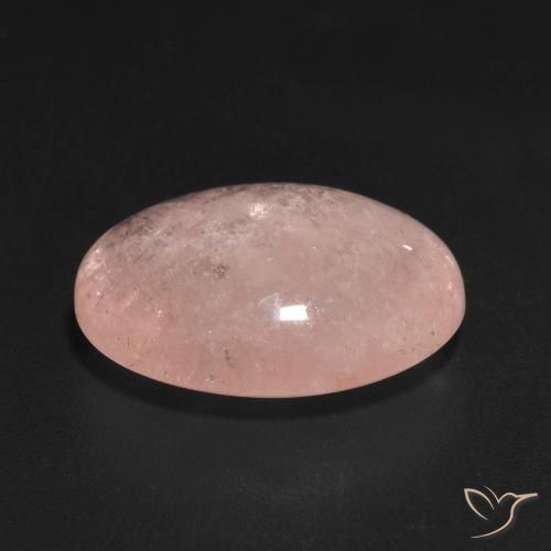 Morganite Rosa rosa naturale da 8.38 ct, Ovale, Traslucido