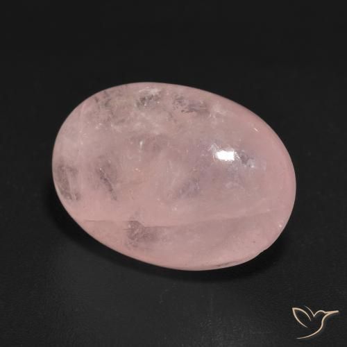Morganite Rosa medio naturale da 11.21 ct, Ovale, Traslucido