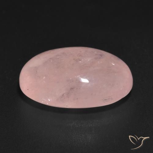 Morganite Rosa medio naturale da 11.21 ct, Ovale, Traslucido
