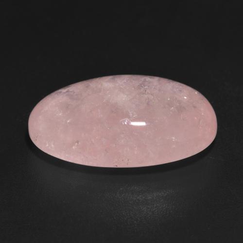 Morganite rosa medio naturale da 13,64 ct, taglio ovale, traslucido