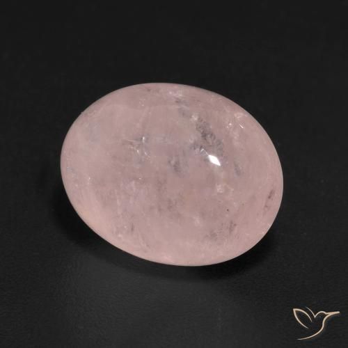 Morganite Rosa rosa naturale da 6.03 ct, Ovale, Traslucido