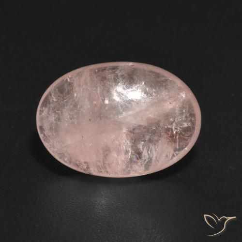 4.90ct Naturale Rosa medio Morganite, Ovale, Trasparente