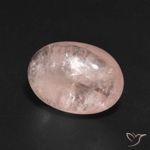 Morganite Rosa medio naturale da 4.90 ct, Ovale, Trasparente
