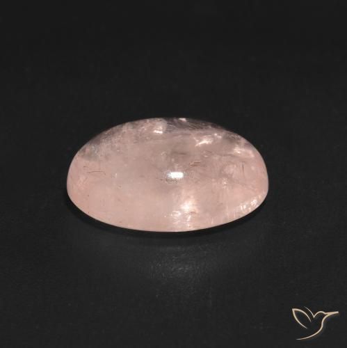 Morganite Rosa medio naturale da 4.90 ct, Ovale, Trasparente