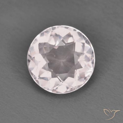 1.09ct Naturale Rosa chiaro Morganite, Rotondo, VVS-VS