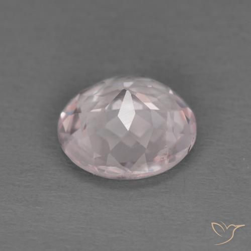 Morganite Rosa chiaro naturale da 1.09 ct, Rotondo, VVS-VS