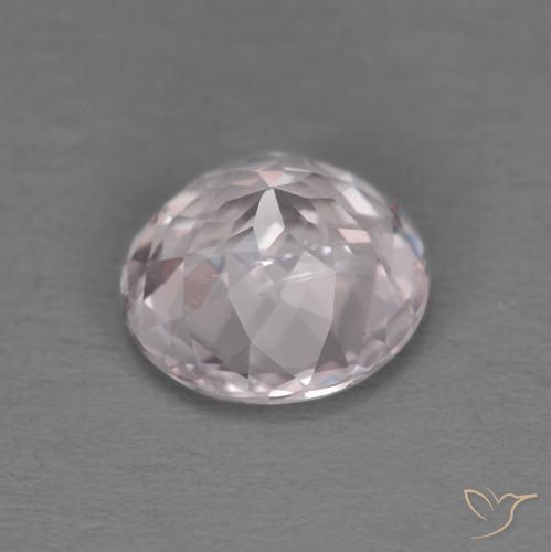 Morganite Rosa chiaro naturale da 1.24 ct, Rotondo, VVS-VS