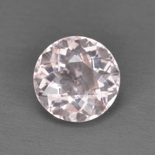 Morganite Rosa chiaro naturale da 1.19 ct, Taglio rotondo, VS