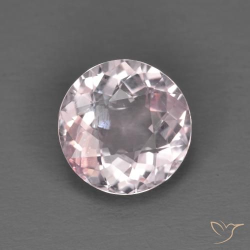 1.24ct Naturale Rosa molto chiaro Morganite, Rotondo, VS-SI
