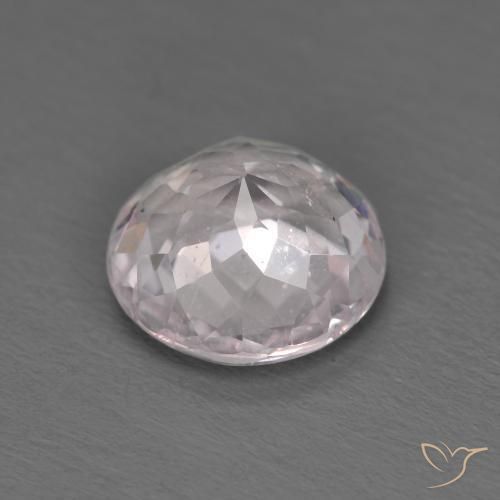 Morganite Rosa chiaro naturale da 1.43 ct, Rotondo, VS-SI