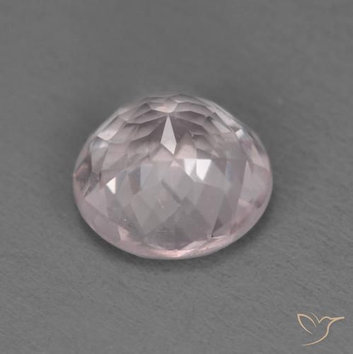 Morganite Rosa chiaro naturale da 1.43 ct, Rotondo, VVS-VS