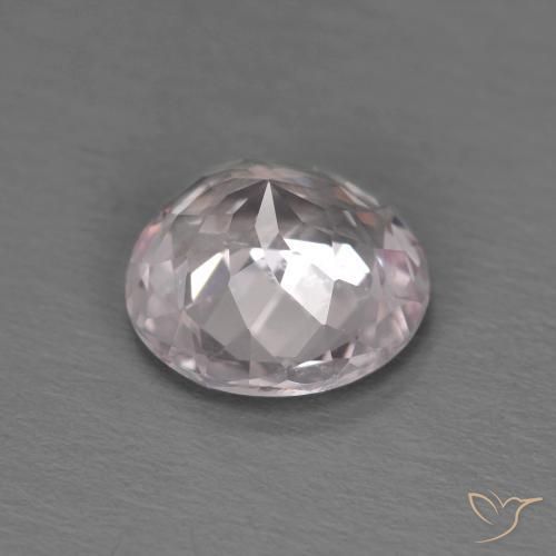 Morganite Rosa Molto Chiaro naturale da 1.35 ct, Rotondo, VS
