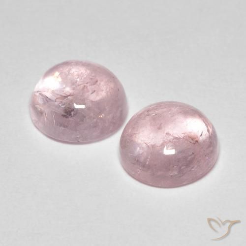 Gemme di Morganite Rosa rosa naturale da 4.47 ct, Rotondo, Trasparente