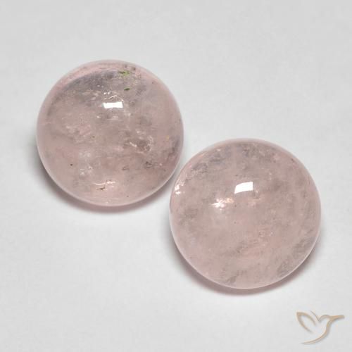4.26ctw Naturale Rosa medio Morganite, Rotondo, Traslucido