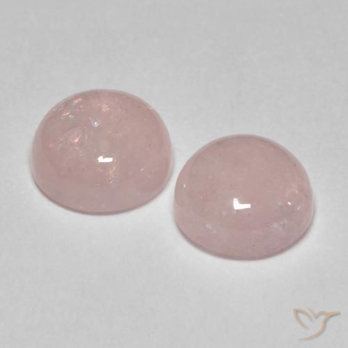 Gemme di Morganite Rosa rosa naturale da 4.71 ct, Rotondo, Traslucido