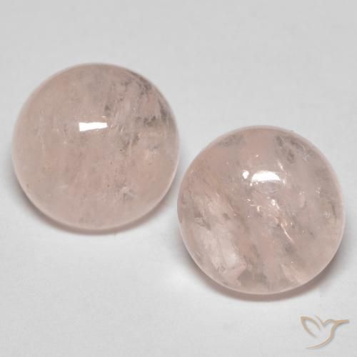 4.25ctw Naturale Rosa medio Morganite, Rotondo, Traslucido