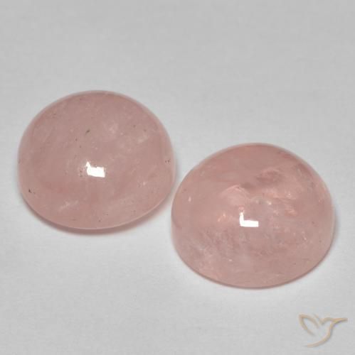 Gemme di Morganite rosa fenicottero naturale da 9.29 ct, Rotondo, Traslucido