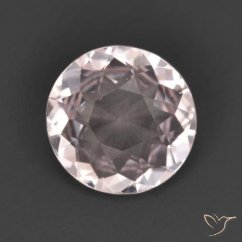 Morganite Rosa chiaro naturale da 1.16 ct, Rotondo, VVS