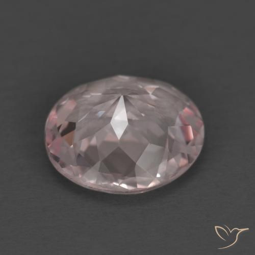 Morganite Rosa chiaro naturale da 1.16 ct, Rotondo, VVS