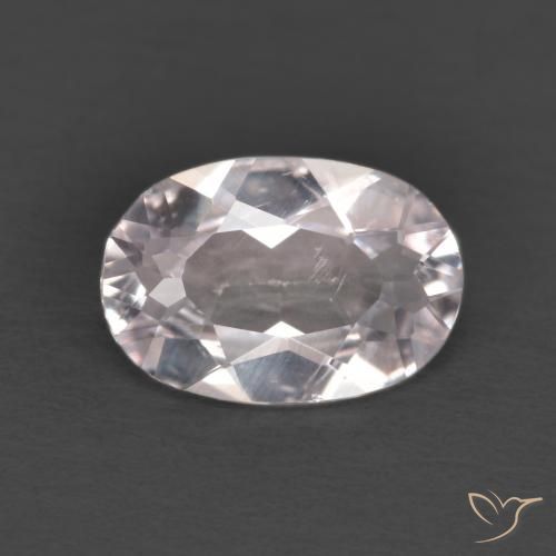 0.72ct Naturale Rosa chiaro Morganite, Ovale, VS