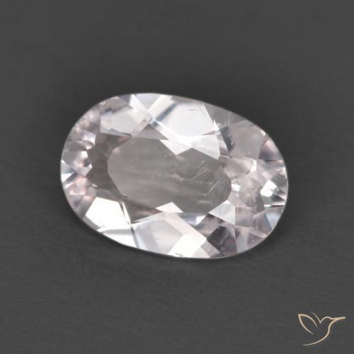 Morganite Rosa chiaro naturale da 0.72 ct, Ovale, VS