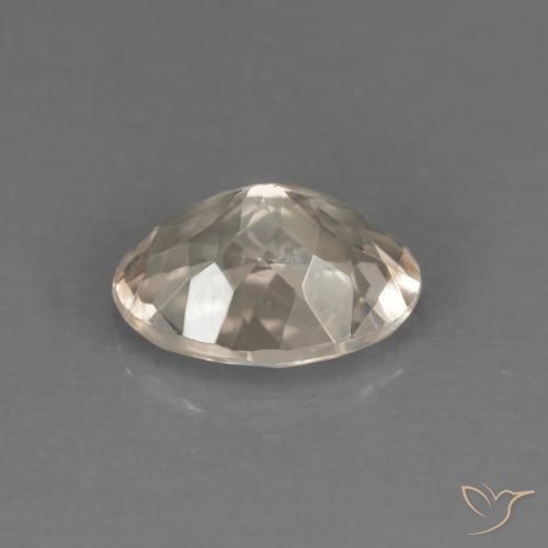 Morganite Rosa salmone naturale da 1.03 ct, Ovale, VVS-VS