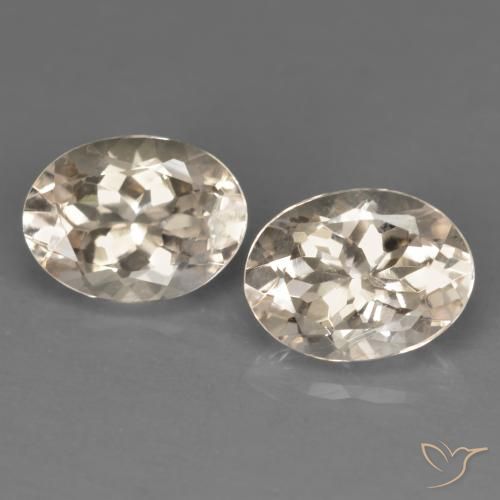 2.33ctw Naturale Rosa medio Morganite, Ovale, VVS-VS