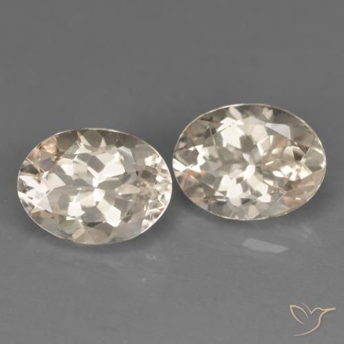 Gemme di Morganite Rosa medio naturale da 2.33 ct, Ovale, VVS-VS
