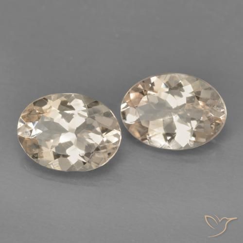 1.72ctw Naturale Rosa medio Morganite, Ovale, VS
