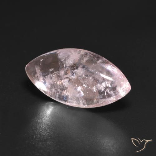 Morganite Rosa chiaro naturale da 3.86 ct, Taglio marquise, Trasparente