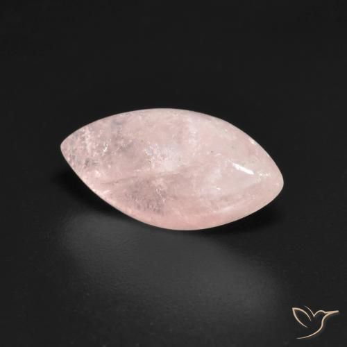 Morganite Rosa Corallo Chiaro naturale da 2.74 ct, Taglio marquise, Traslucido